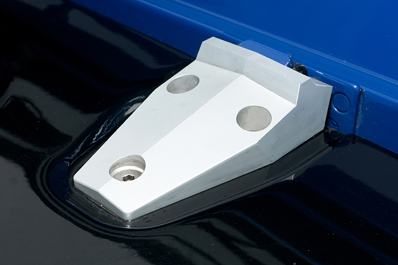 KIT BISAGRA ALUMINIO PLATEADO