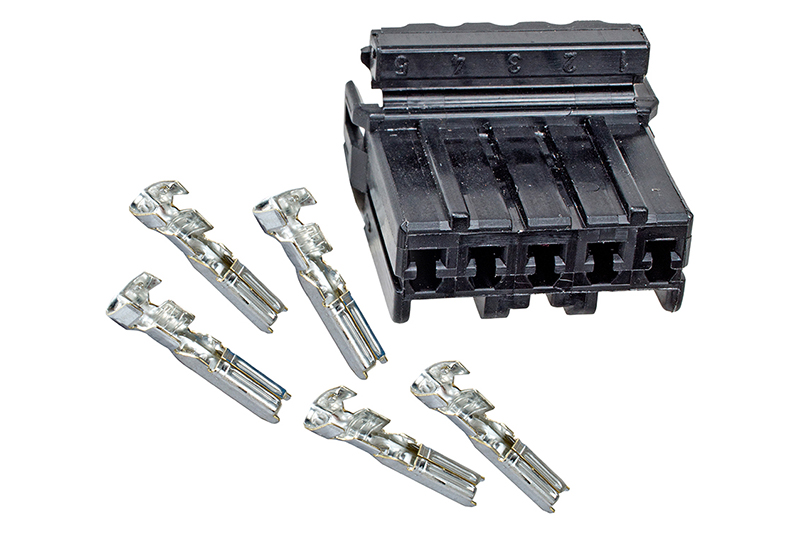 CONECTOR 5 VIAS NEGRO